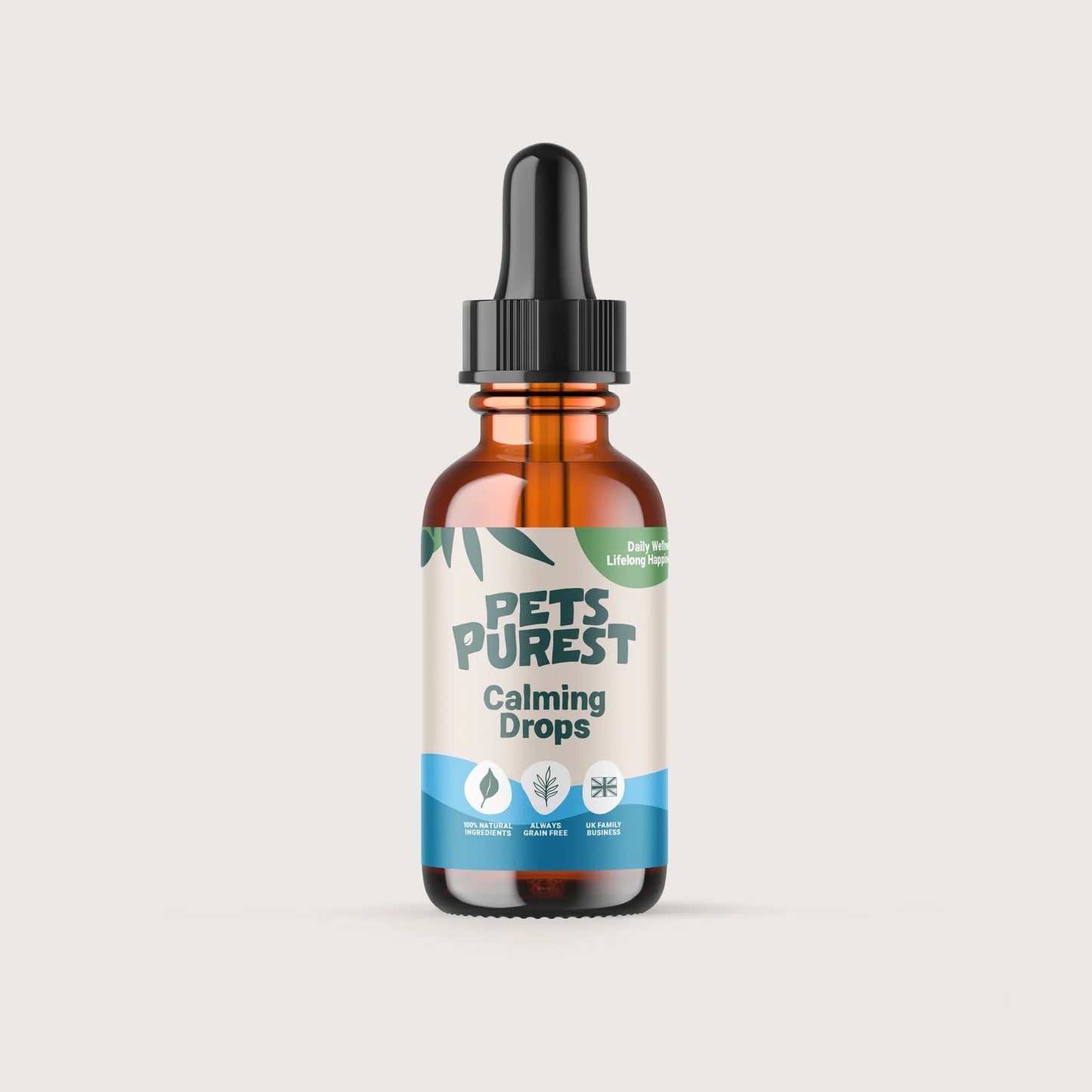 Natural calming drops for dogs and cats – fast-acting, non-drowsy herbal relief with valerian, ashwagandha, and magnesium