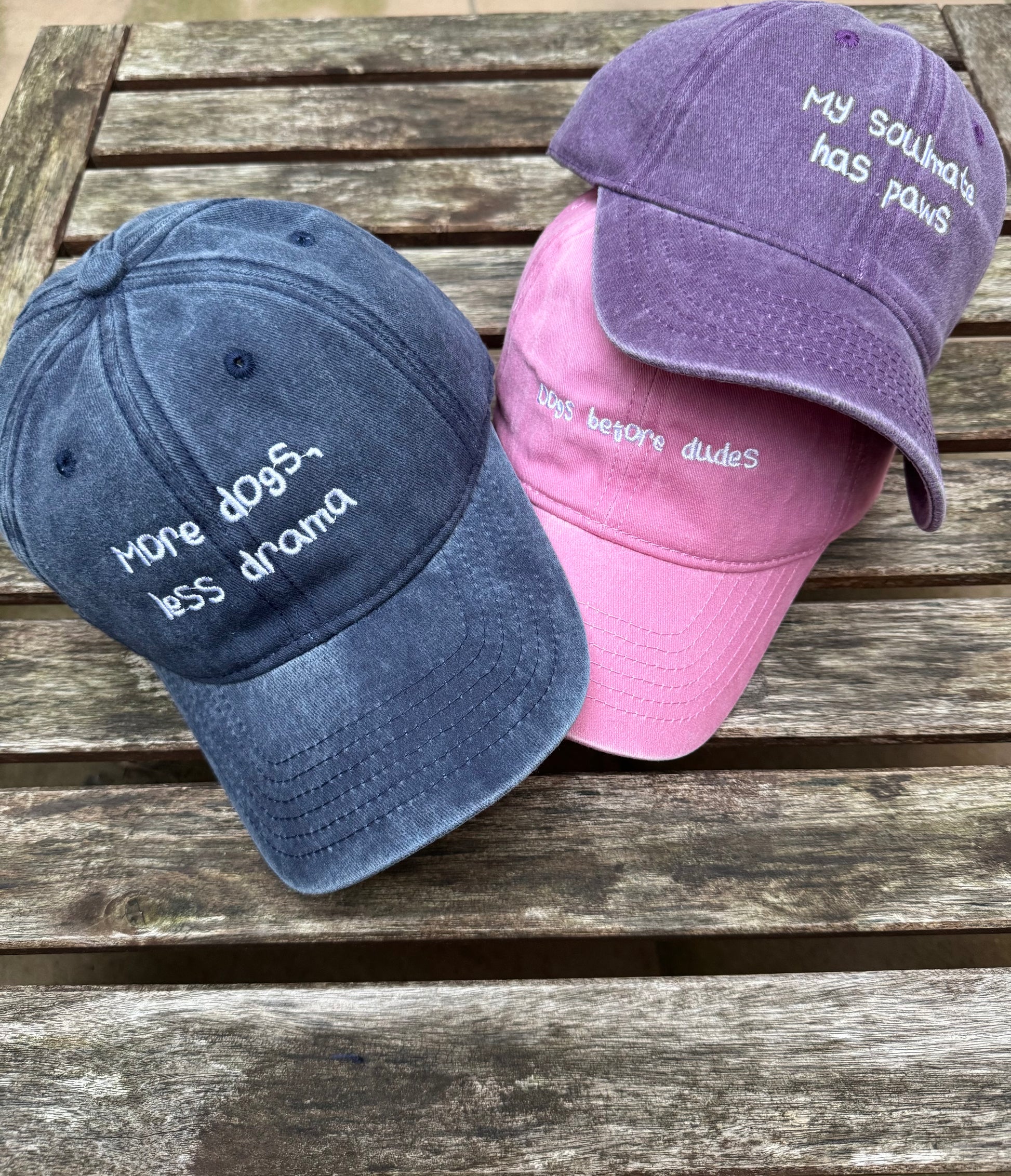Caps Pawsitive wellness three colours