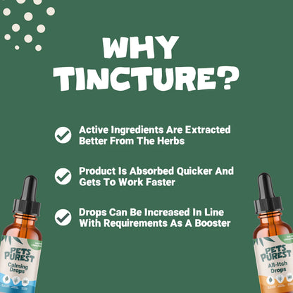 Natural calming drops for dogs and cats – fast-acting, non-drowsy herbal relief with valerian, ashwagandha, and magnesium