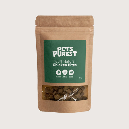 Natural chicken bites for dogs – high-protein, grain-free training treats